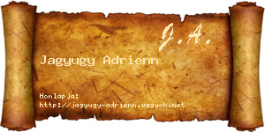 Jagyugy Adrienn névjegykártya