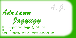 adrienn jagyugy business card